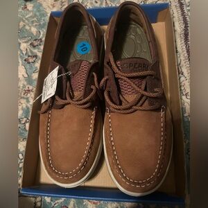 Sperry Men's Tan and Brown Boat Shoes